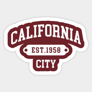 California city Sticker